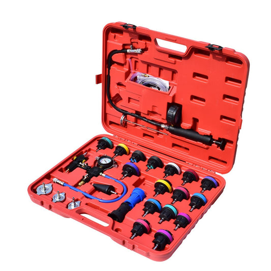 CL-350L, 22 Piece Coolant System Pressure Tester, For Use With All Vehicle Types